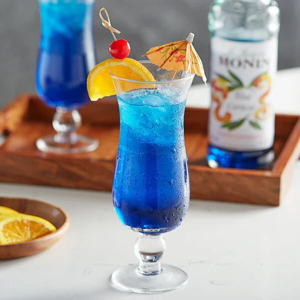 Delicioso Syrup Coreano Pomona 1 Lt Sabor Azul De Curacao