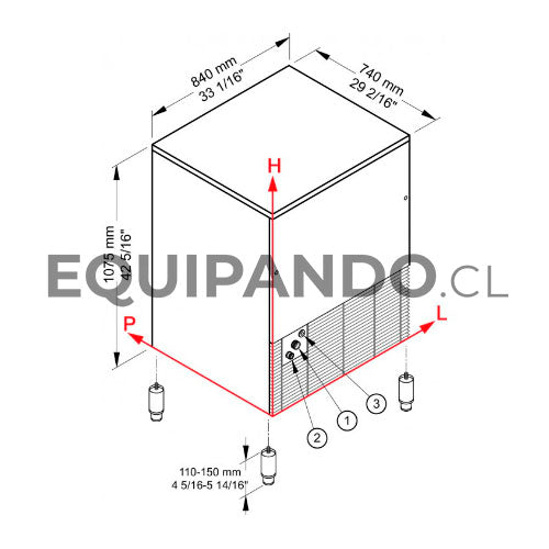FABRICADORA DE HIELO BREMA CB-1565