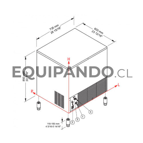FABRICADORA DE HIELO BREMA CB-640