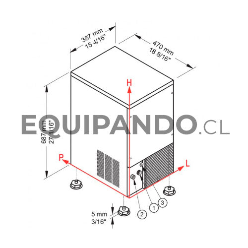FABRICADORA DE HIELO BREMA CB-249
