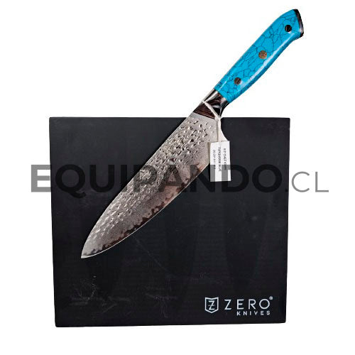 Cuchillo Cocina 8,0'' - Zero Knives - Blue Turquoise