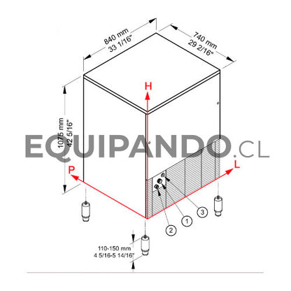FABRICADORA DE HIELO BREMA CB-1265