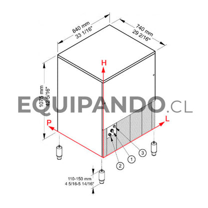 FABRICADORA DE HIELO BREMA CB-1565