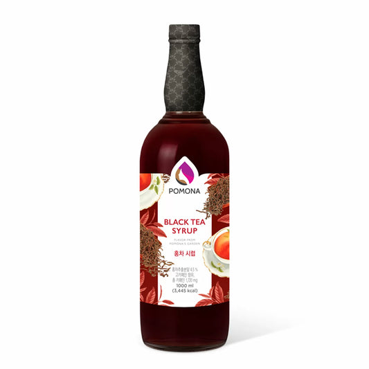 Delicioso Syrup Coreano Pomona 1 Lt Sabor Té Negro