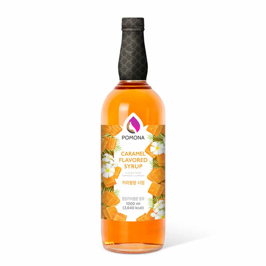 Delicioso Syrup Coreano Pomona 1 Lt Sabor Caramelo