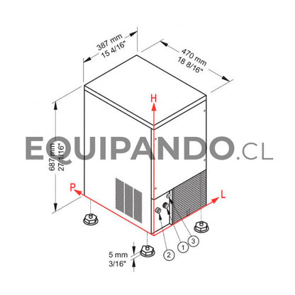 FABRICADORA DE HIELO BREMA CB-249