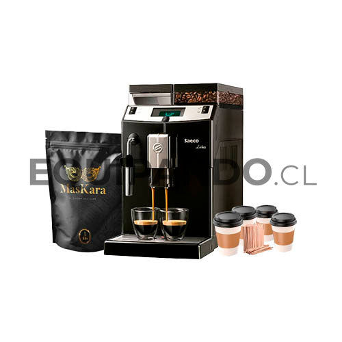 KIT EMPRENDE ENIGMA PRINCIPIANTE- CAFETERA AUTOMÁTICA LIRICA BLK