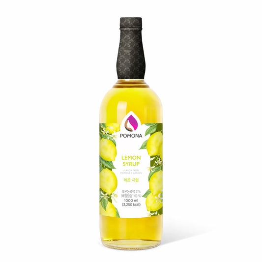 Delicioso Syrup Coreano Pomona 1 Lt Sabor Limon