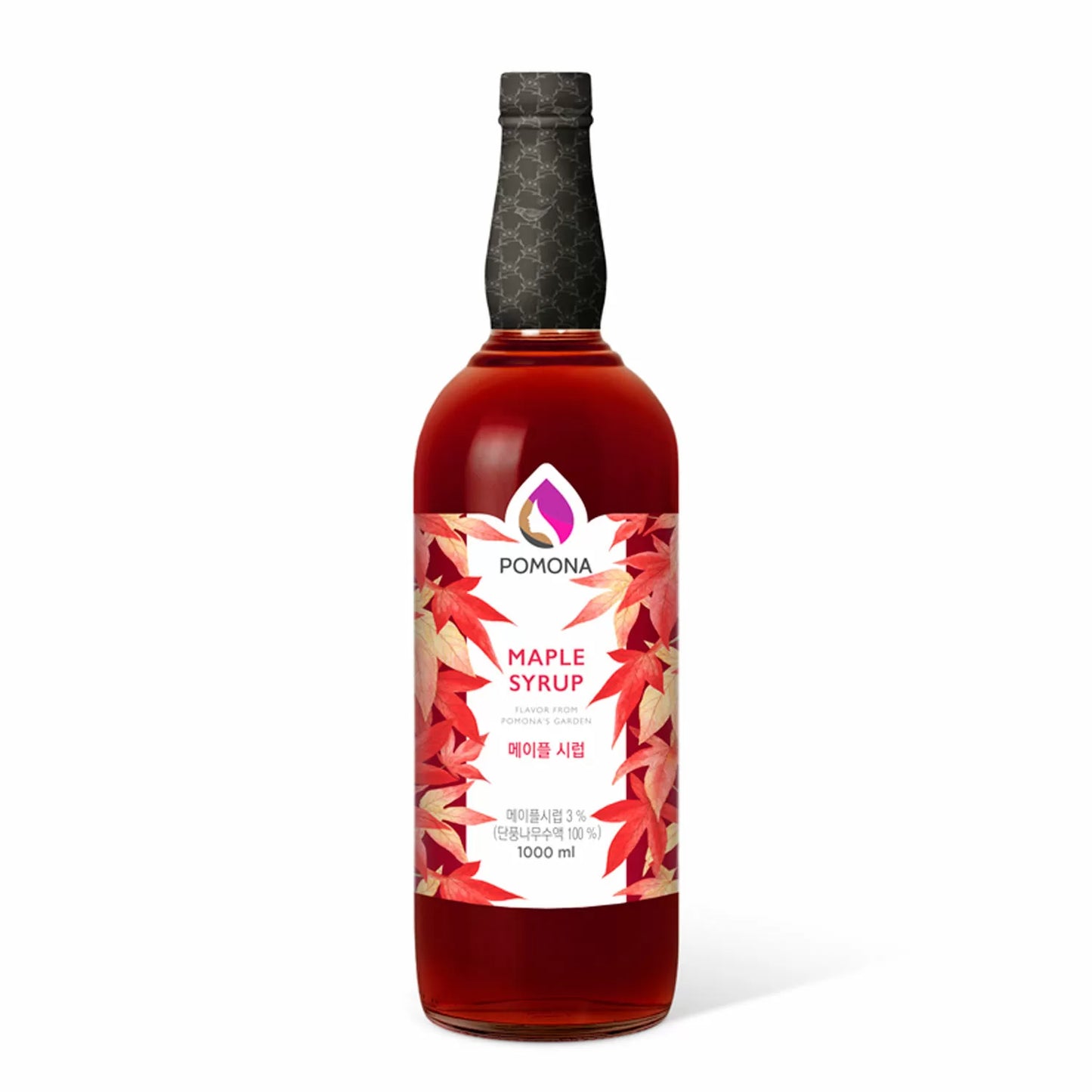 Delicioso Syrup Coreano Pomona 1 Lt Sabor Maple