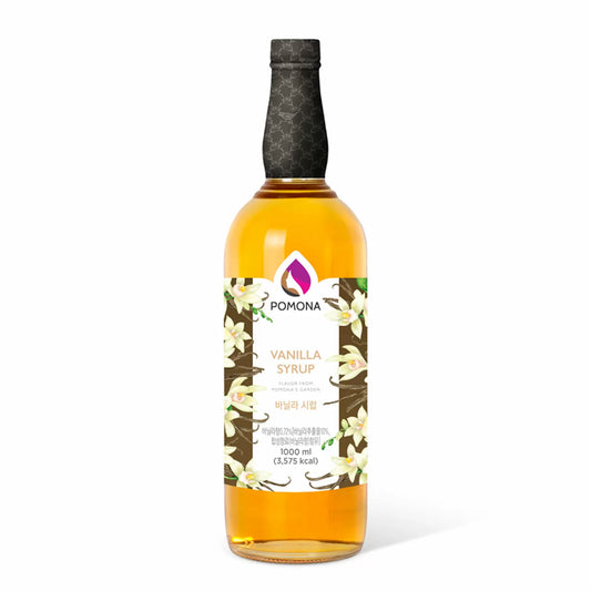 Delicioso Syrup Coreano Pomona 1 Lt Sabor Vainilla