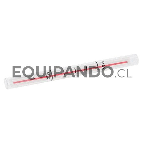 TUBO CRISTAL NIVEL 11X135MM SERIGRAFIADO BRASILIA