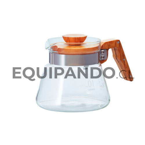 JARRA DE PREPARACIÓN DE CAFÉ HARIO DE 400 ML DE MADERA